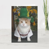 Carte Funny Cat German (Devant)