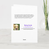 Carte Funny Cat gouverne la fête des mères au foyer (Dos)