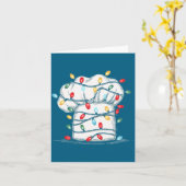 Carte Funny Chef Christmas Graphics Lights Lover Cook Co (Fleur jaune)