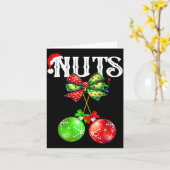 Carte Funny Chest Nuts Chestnuts Matching Family Christm (Fleur jaune)