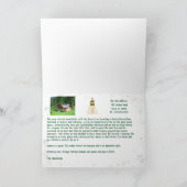 Carte Funny Chien ruff année Nous avons déplacé 4 photos (Intérieur)