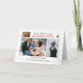 Carte Funny Chien ruff année Nous avons déplacé 4 Photos (Devant)