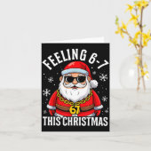 Carte Funny Christmas 6-7 67 Six Seven Christmas Kids Te (Fleur jaune)