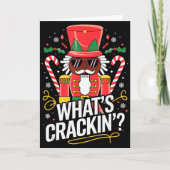 Carte Funny Christmas African American Nutcracker Men Wo (Devant)