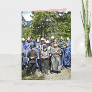 CARTE FUNNY CHRISTMAS AMISH GRETCARD