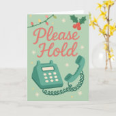 Carte Funny Christmas Card for Front Desk Worker (Fleur jaune)