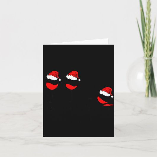 Carte Funny Christmas Drink Drank Drunk Xmas Holiday  (Devant)