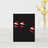 Carte Funny Christmas Drink Drank Drunk Xmas Holiday  (Fleur jaune)