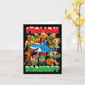 Carte Funny Christmas Italian Brain Rot Italian Brainrot (Fleur jaune)