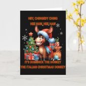 Carte Funny Christmas Italian Christmas Dominick The  (Fleur jaune)