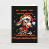 Carte Funny Christmas Italian Christmas Dominick The (Devant)