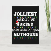 Carte Funny Christmas Matching Group Work Jolliest Bunch (Devant)