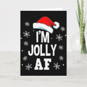 Carte Funny Christmas Naughty Adults Pajama, Santa I'm J (Devant)