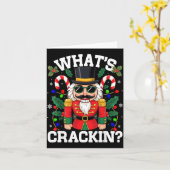 Carte Funny Christmas Nutcracker Men Kids N Boys Whats C (Fleur jaune)