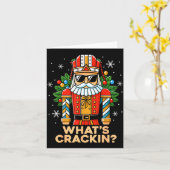Carte Funny Christmas Nutcracker Men Kids Teen Boys What (Fleur jaune)
