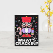 Carte Funny Christmas Nutcracker Men Kids Teen Boys What (Fleur jaune)