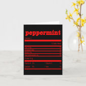 Carte Funny Christmas Pepperment Nutrition (Fleur jaune)
