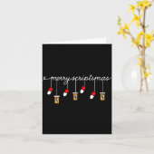 Carte Funny Christmas Pharmacy Phrase Merry Scriptsmas C (Fleur jaune)