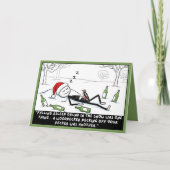 Carte Funny Christmas Stickman (Devant)
