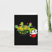 Carte Funny Christmas Turtle It's Fine I'm Fine Everythi (Devant)