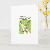 Carte Funny church sayings (Fleur jaune)