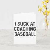 Carte Funny Coach Bysebyll (Fleur jaune)