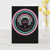 Carte Funny Computer Nerd Shirt Ever Since I Was Little (Fleur jaune)