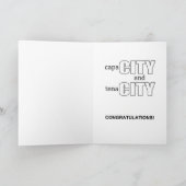 Carte funny congratulations to graduate (Intérieur)