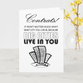 Carte funny congratulations to graduate (Fleur jaune)