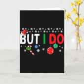 Carte Funny Couples I Don't Do Matching Christmas Outfit (Fleur jaune)