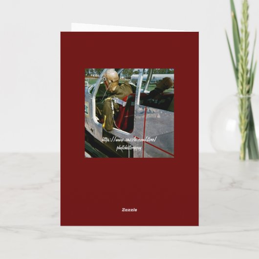 CARTE FUNNY CRASH TEST DUMMY PHOTO ANNIVERSAIRE (Dos)