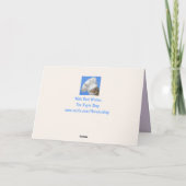 Carte Funny Custom "From the Cat" Anniversaire (Dos)