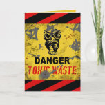 Carte Funny Custom Toxic Waste Teen/College Age Birthday<br><div class="desc">Here's a funny way to tell your college student, older teen, or young adult out in the world that you're SO glad they're still the (messy--lol) kid you knew. Perfect for the Halloween birthday guy or gal, someone into grunge, steampunk, zombies, or the post-apocalyptic thing. You can customize any and...</div>
