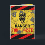 Carte Funny Custom Toxic Waste Teen/College Age Birthday<br><div class="desc">Here's a funny way to tell your college student, older teen, or young adult out in the world that you're SO glad they're still the (messy--lol) kid you knew. Perfect for the Halloween birthday guy or gal, someone into grunge, steampunk, zombies, or the post-apocalyptic thing. You can customize any and...</div>