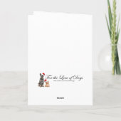 Carte Funny Dachshund Bon Garçon Noël (Dos)