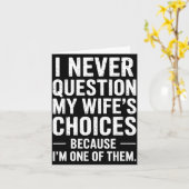 Carte Funny Dad Joke Quote For Husband Fathers Day Tee  (Fleur jaune)