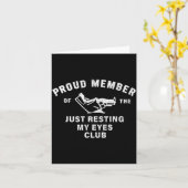 Carte Funny Dad,just Resting My Eyes For Dad Gift Dad Fa (Fleur jaune)