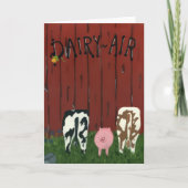 Carte Funny Dairy Air Note (Devant)
