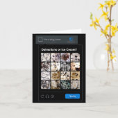 Carte Funny Dalmatian Or Ice Cream Meme Dog Mom Dog Dad (Fleur jaune)