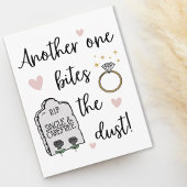 Carte Funny Dark Humour Félicats sur votre Fiançailles