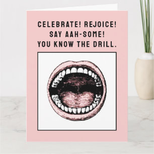 Carte Funny Dental School Graduation