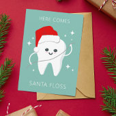 Carte Funny Dentist Dental Clinique Noël