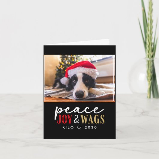 Carte Funny Dog Lover Christmas Photo Cute D  (Devant)