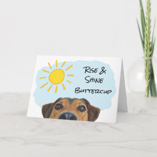 Carte Funny Dog Theme Ajouter un nom Joyeux Anniversaire