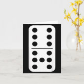 Carte Funny Domino Meme Six Seven Play Strategy Number H (Fleur jaune)