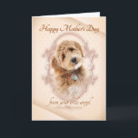 Carte Funny Doodle Fête des mères<br><div class="desc">Cette carte drôle Doodle Dog Mother's Day n'est pas seulement pour les amateurs de Labradoodle ou de Golden Doodle.</div>