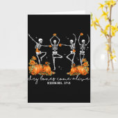 Carte Funny Dry Bones Come Alive Ezekiel 37_5 Ballet Ske (Fleur jaune)