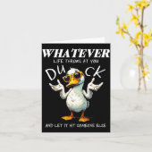 Carte Funny Duck Shirt Funny Quote Graphic Tees For Men (Fleur jaune)