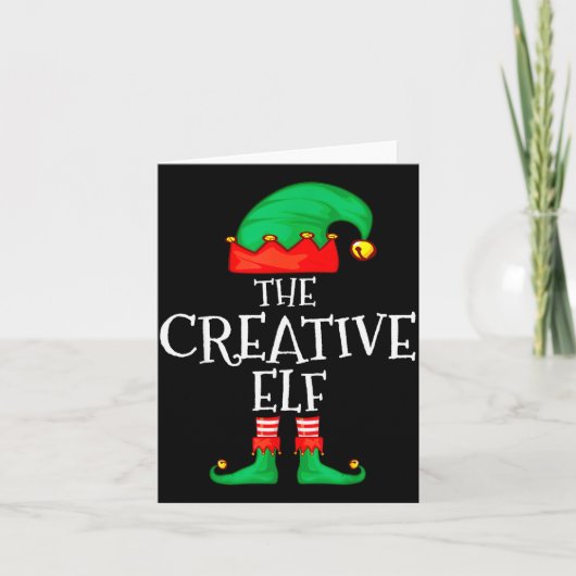 Carte Funny Elf Family Christmas Creative Elf Sweater Me (Devant)