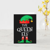 Carte Funny Elf Family Christmas The Queen Elf Sweater M (Fleur jaune)